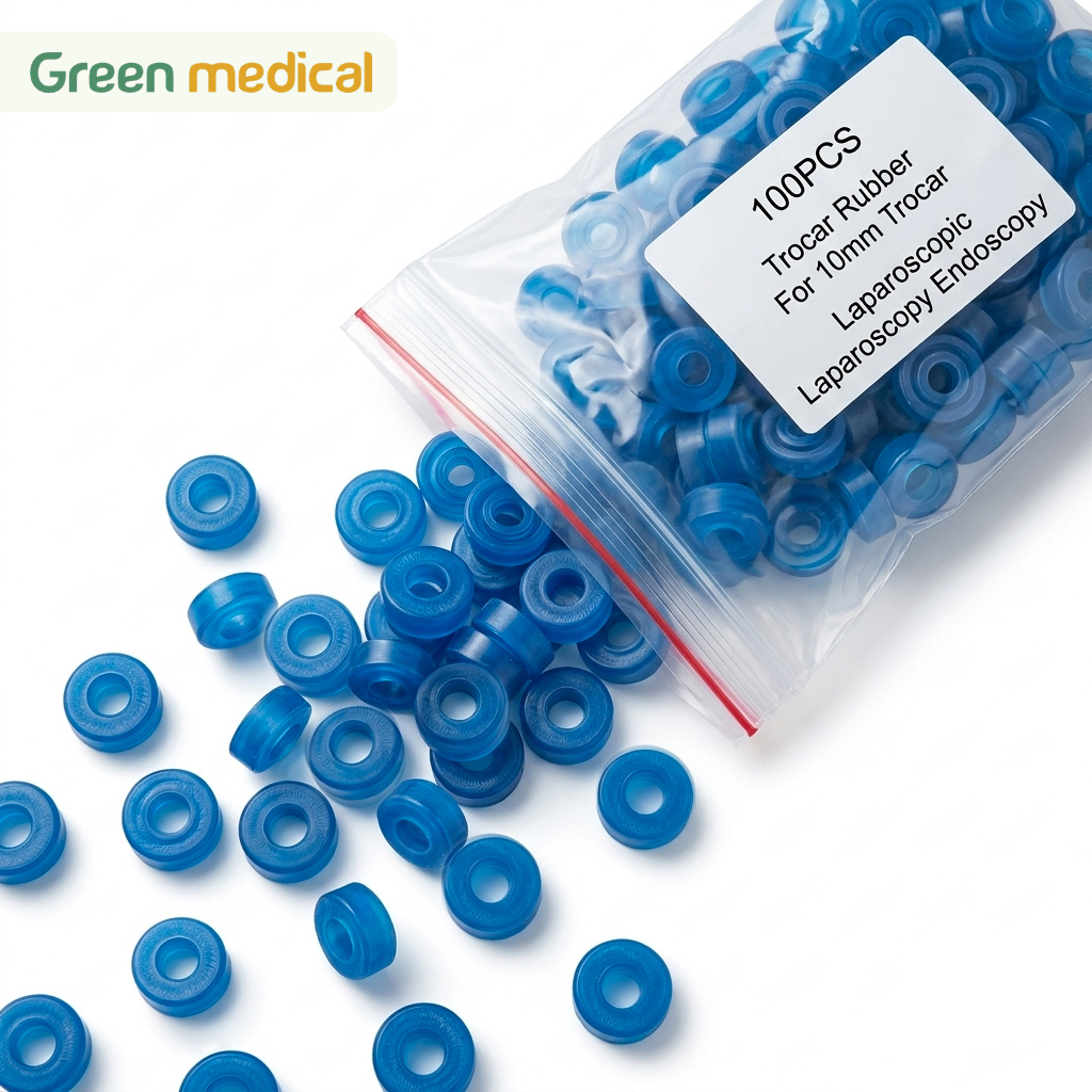 100PC Trocar Rubber 10mm Laparoscopic Laparoscopy Endoscopy Best Instruments