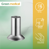 Stainless Steel Forceps Jar Small 2" x 4-1/2" | Medical Surgical Instrument Storage Container