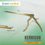 5 KERRISON Rongeurs 7" 1, 2, 3, 4, 5mm up 45 Gold Handle Orthopedic German Grade