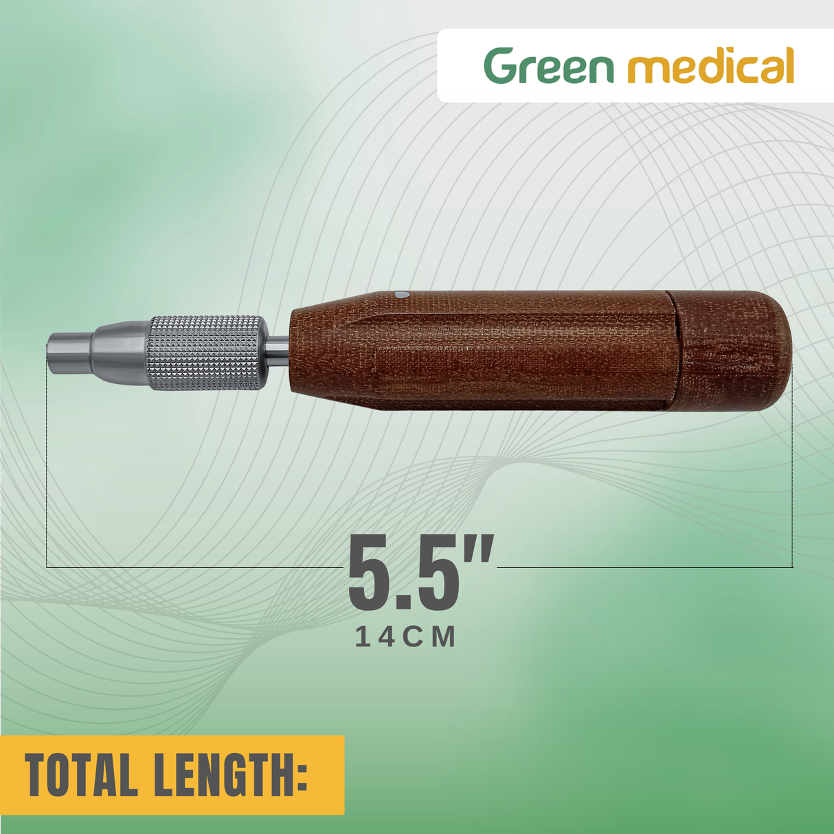 Fiber Handle with Quick Coupling Orthopedic Surgical Instrument – Ergonomic Fiber Grip Handle