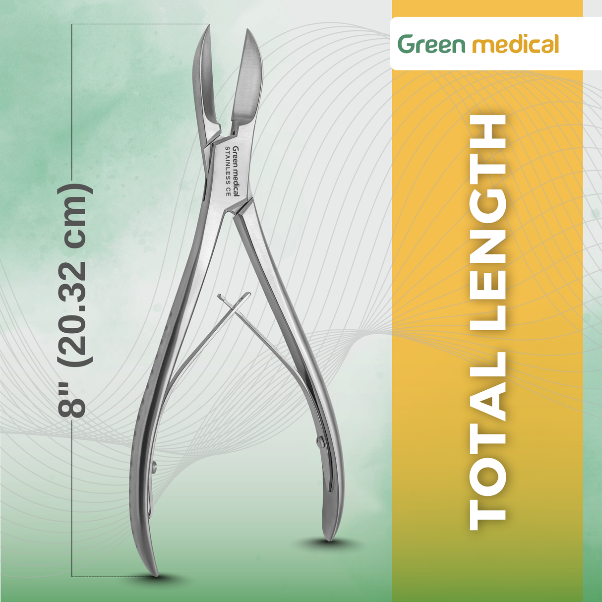 Liston Bone Cutter Curved 8" Surgical Orthopedic Instruments German Grade
