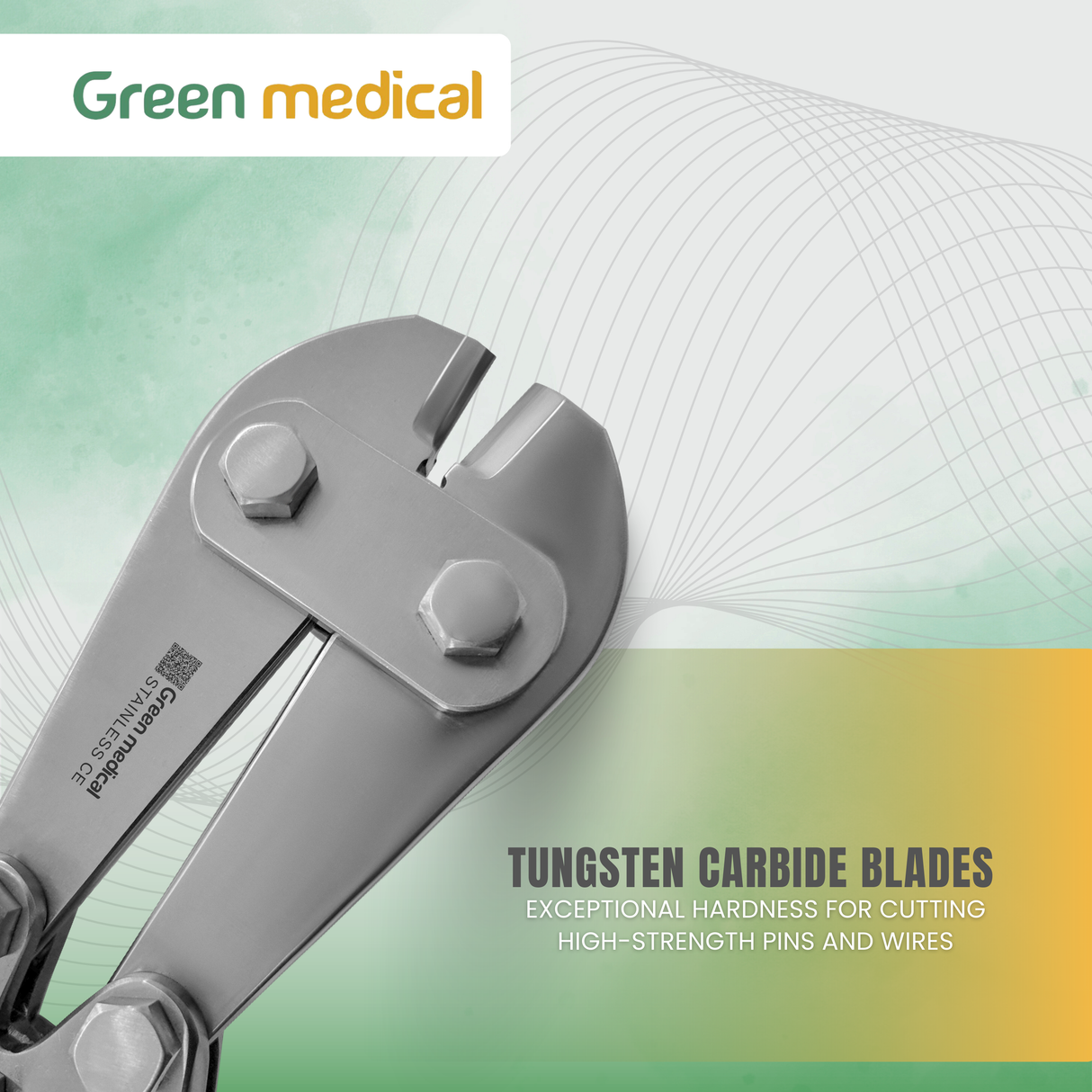 T/C Pin & Wire Cutter 18.5" | Heavy-Duty Orthopedic Instrument German Grade