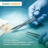 12 Pcs Mayo Scissors 5.5" Straight Surgical Instruments Stainless Steel German Grade Set