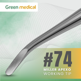 Dental Miller Apexo Root Elevator #74 – Premium German Stainless Steel Tooth Extraction Surgical Instrument