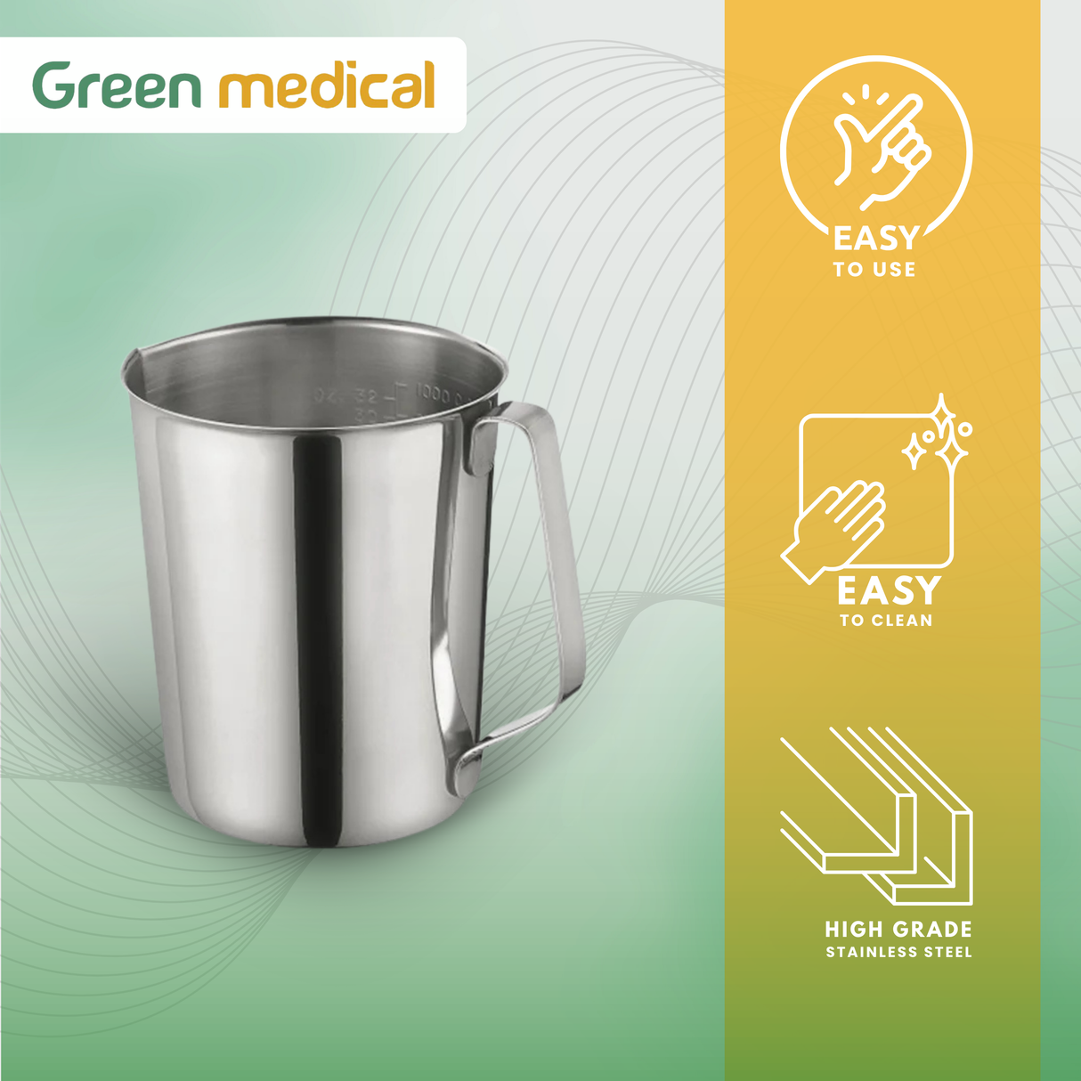 Stainless Steel Beaker 32 oz – Laboratory, Medical & Dental Utility Cup