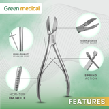 Liston Bone Cutter Curved 8" Surgical Orthopedic Instruments German Grade