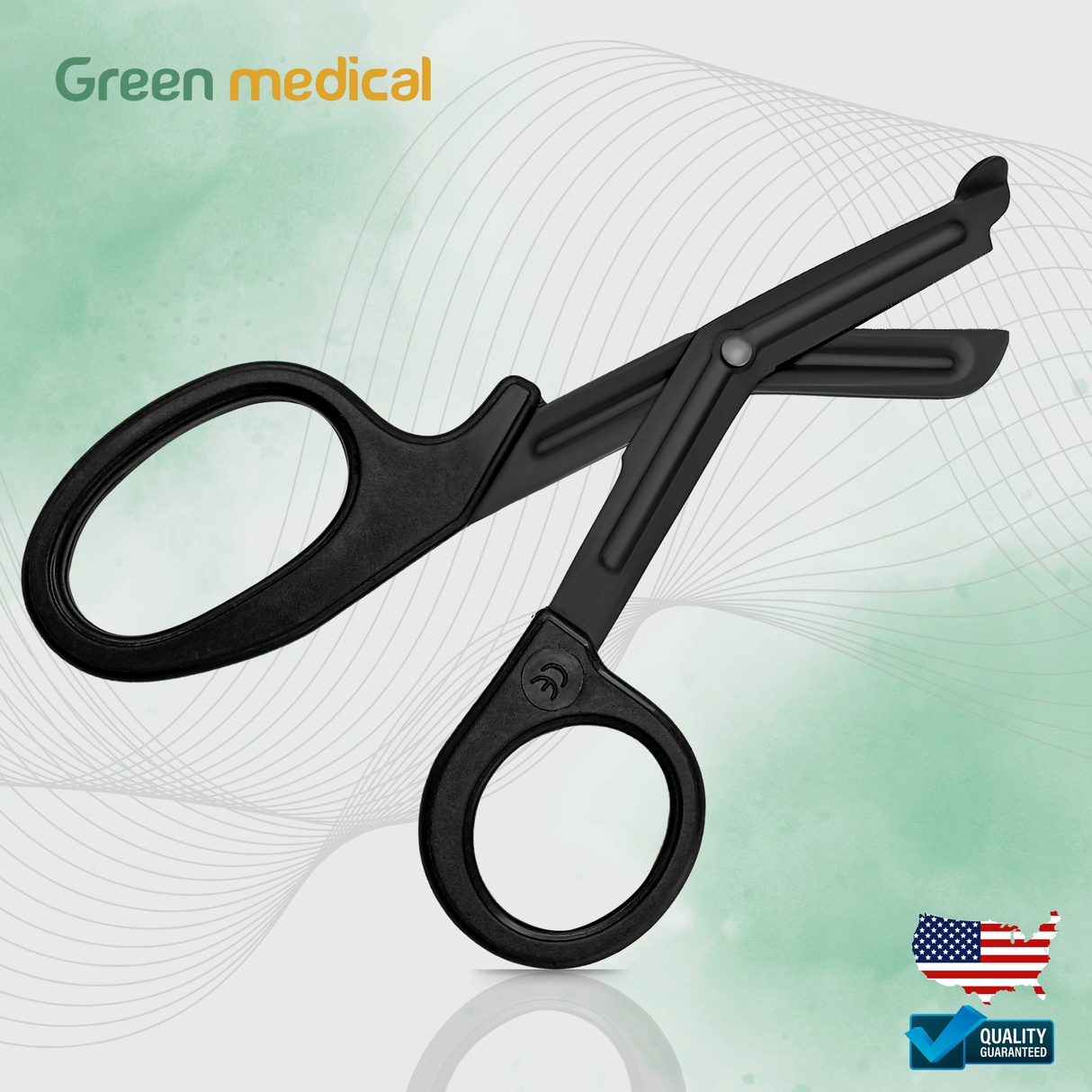 Paramedic EMT Trauma Shears Nurse Scissors First Aid 7.25" Full Tactical Black