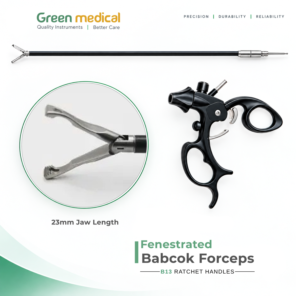 Reusable Monopolar Endoscopic Electrosurgical Instruments – German Stainless Steel