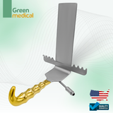 Abdominal Saldanha Retractor 8 Prong With Fiber Optic Plastic Surgery Instrument