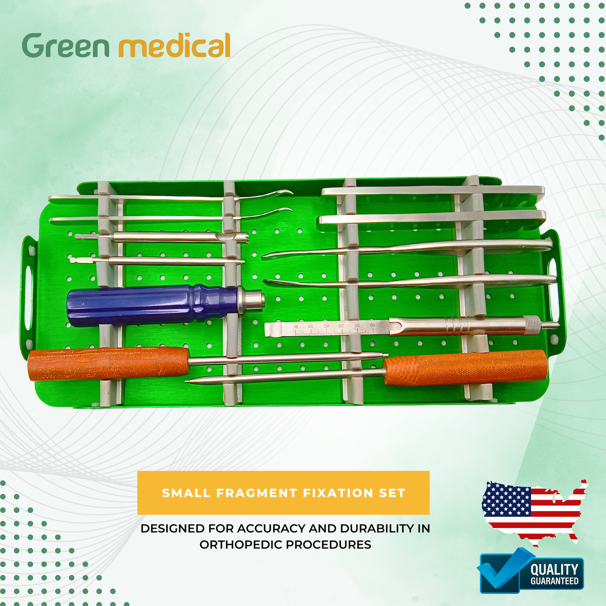 Small Fragment Set Locking And Non locking Complete Orthopedic Instruments Set