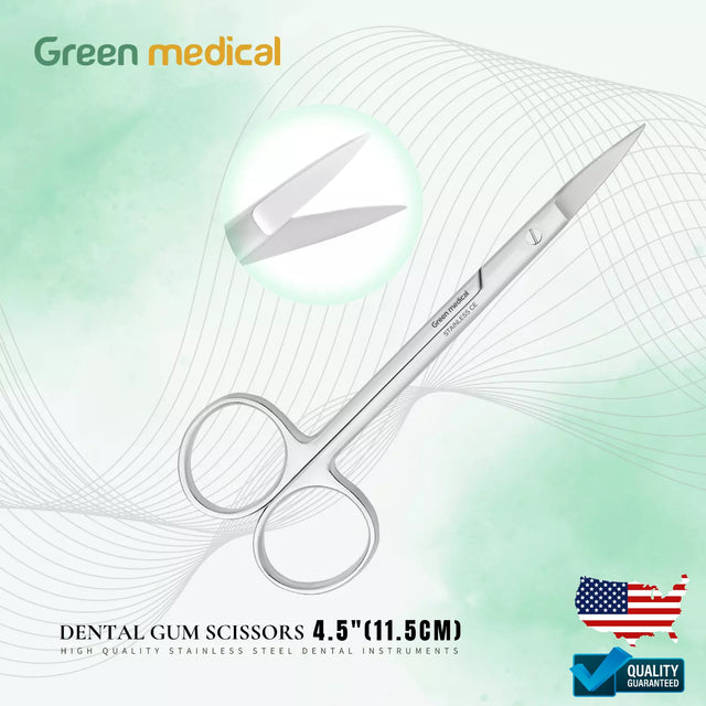 Dental Gum Scissors 4.5" (11.5 cm) Stainless Steel German Grade