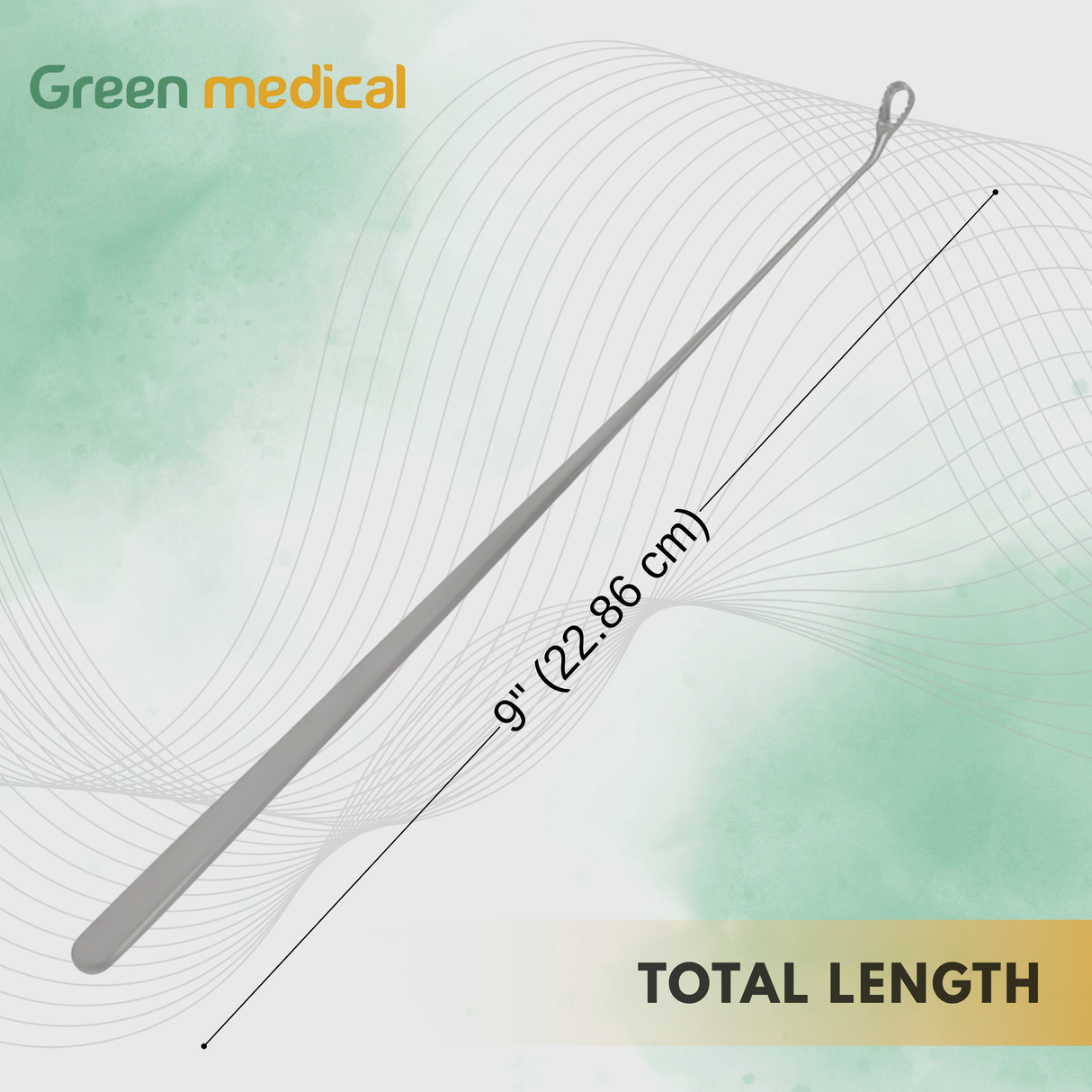 Premium Heaney Uterine Biopsy Curette – German Stainless Steel OB/GYN Gynecology Surgical Instrument Tool