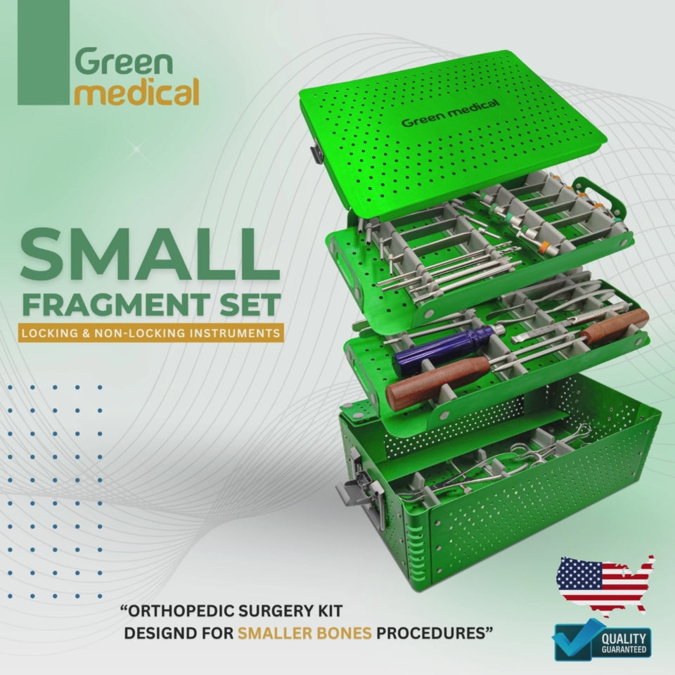 Small Fragment Set Locking And Non locking Complete Orthopedic Instruments Set