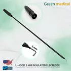 L-Hook 5 mm Insulated Electrode laparoscopic monopolar for laparoscopy electrode
