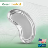 3 Pcs Stainless Steel Kidney Trays Bowl Dishes Small, Medium, Large German Grade