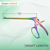 Green Medical Tischler Kevorkian Biopsy Punch 20cm 9x3mm Rainbow Finish