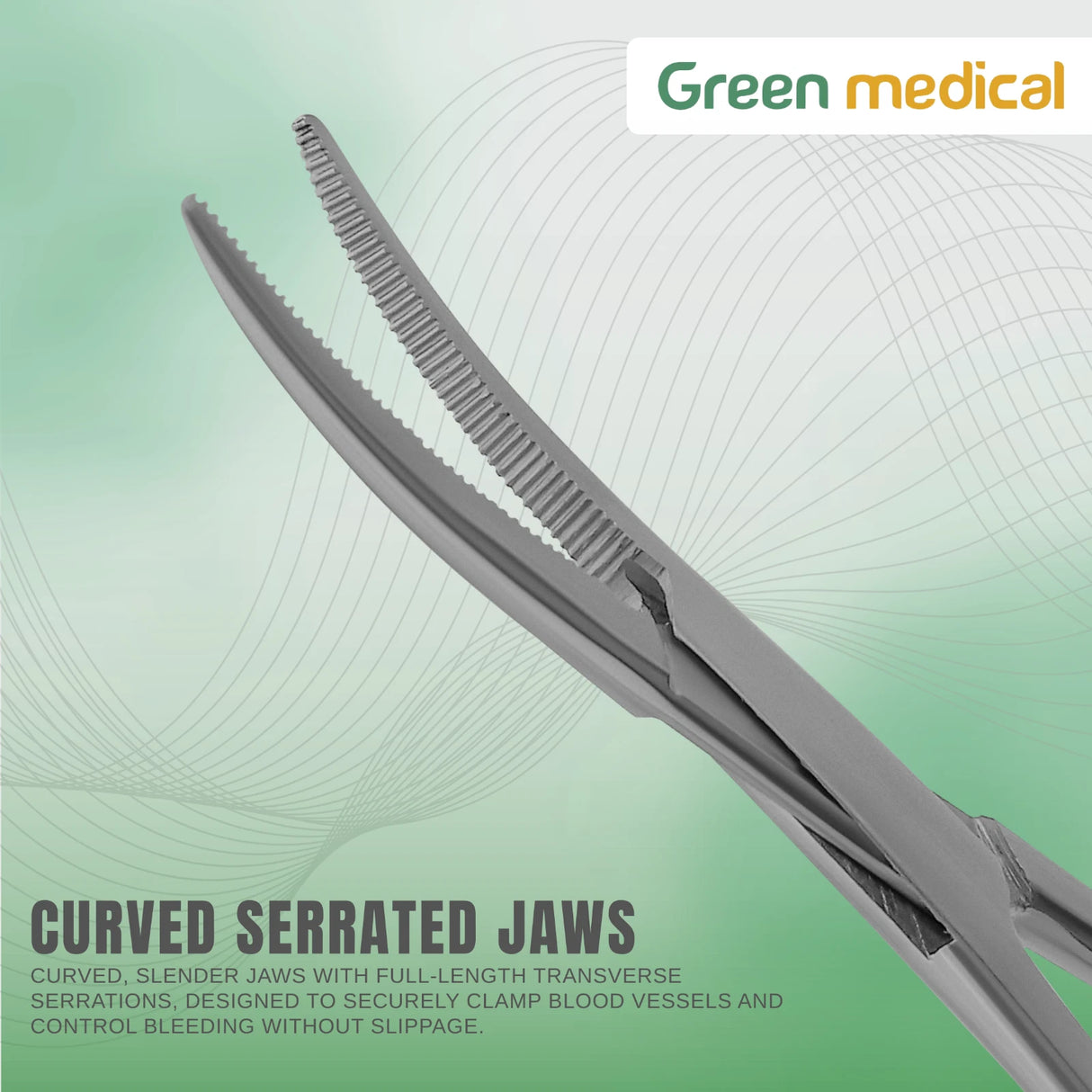 12 Pcs Crile Hemostat Forceps 5.5" Curved – Stainless Steel German Grade Surgical Instruments
