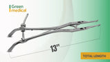 Goodell Uterine Dilator 13" Long Model W/Gauge Stainless Surgical German Grade