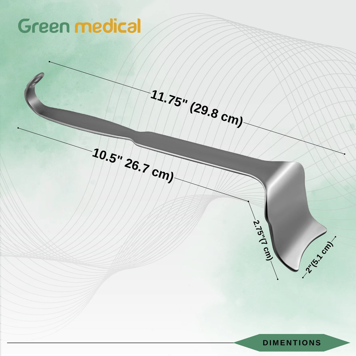 Booth Knee Retractor – German Stainless Steel Orthopedic Knee Surgery Instrument