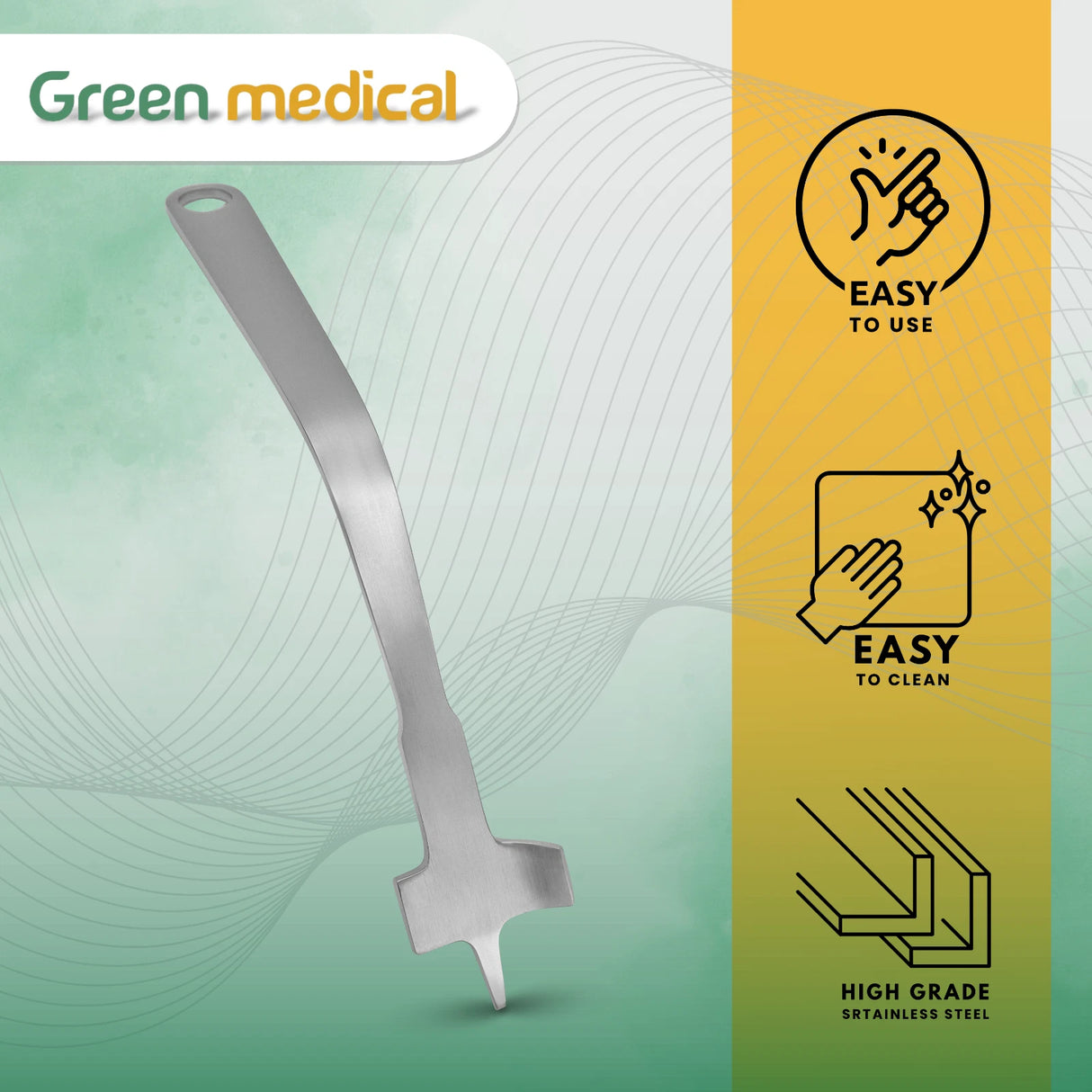 Left Modified TKA Retractor – Orthopedic Knee Surgery Instrument Stainless Steel