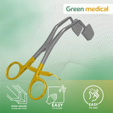 View More Lateral Vaginal Retractor 8 1/4″ Extra Long Thumb Ratchet Gold Handles