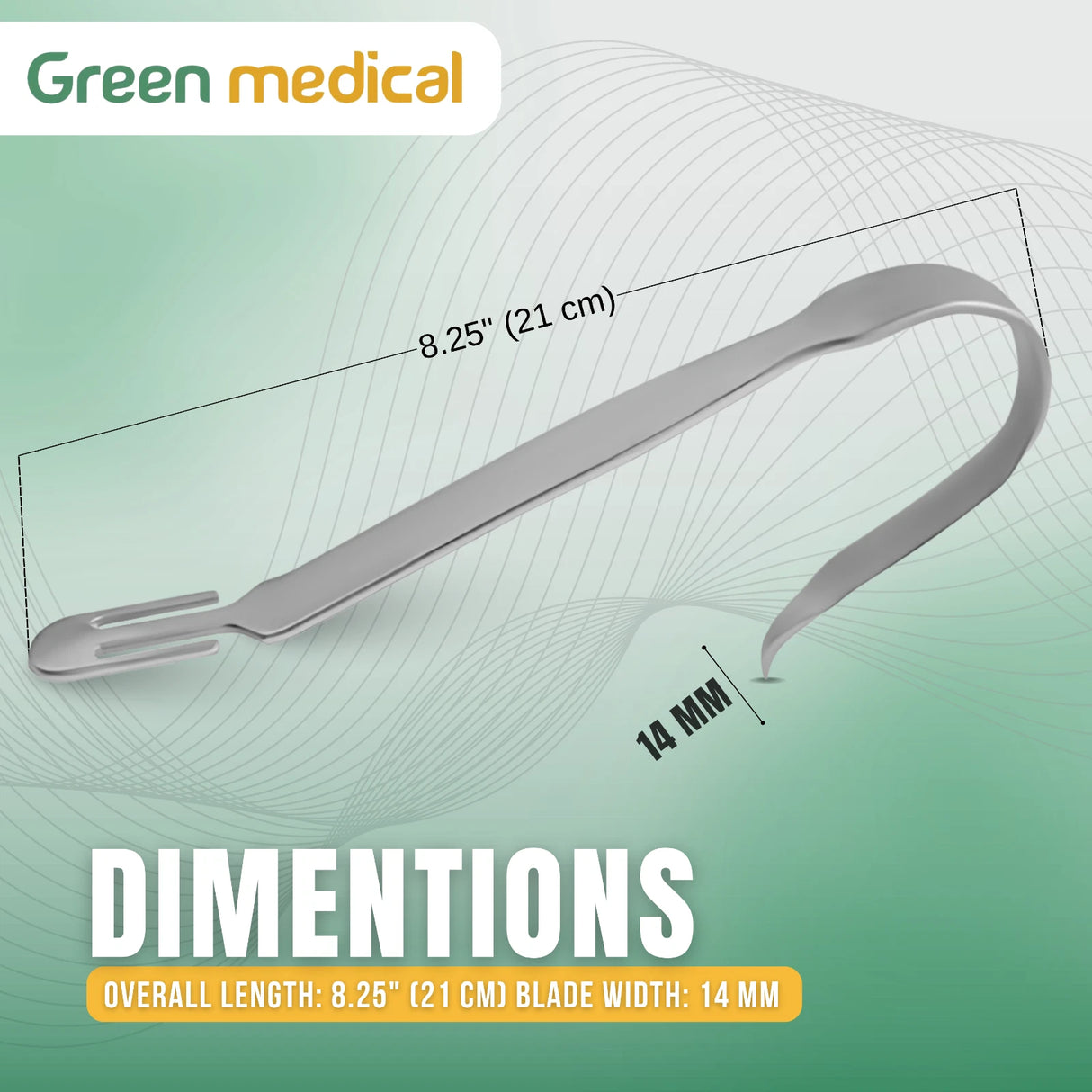 Collateral Ligament Retractor Single Prong – Orthopedic Surgical Instrument