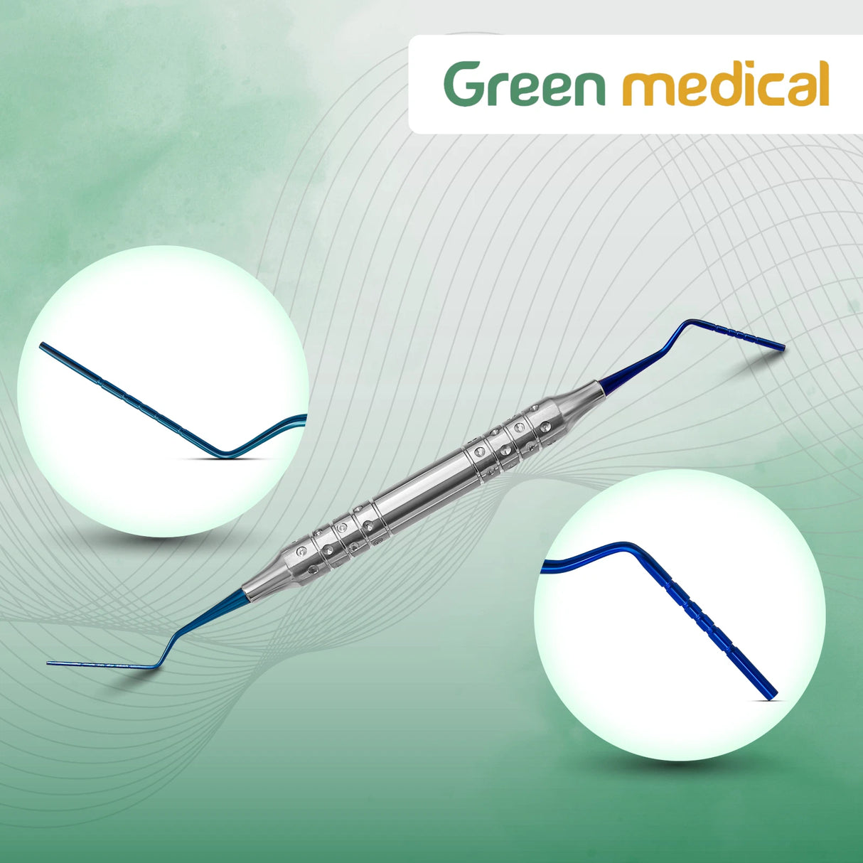 Dental BONE GRAFT/PACKER SET Of 6 Grafting Plugger Scoop Instrument