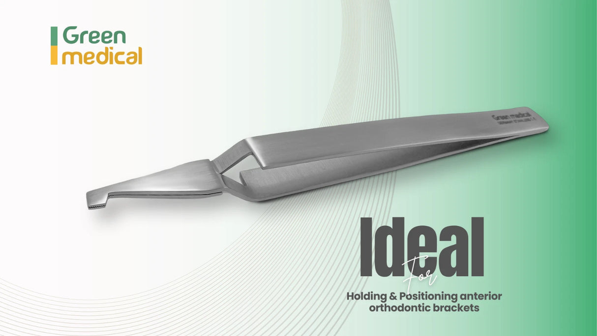Anterior Bracket Holder Tweezers with Aligner | Orthodontic Bracket Placement