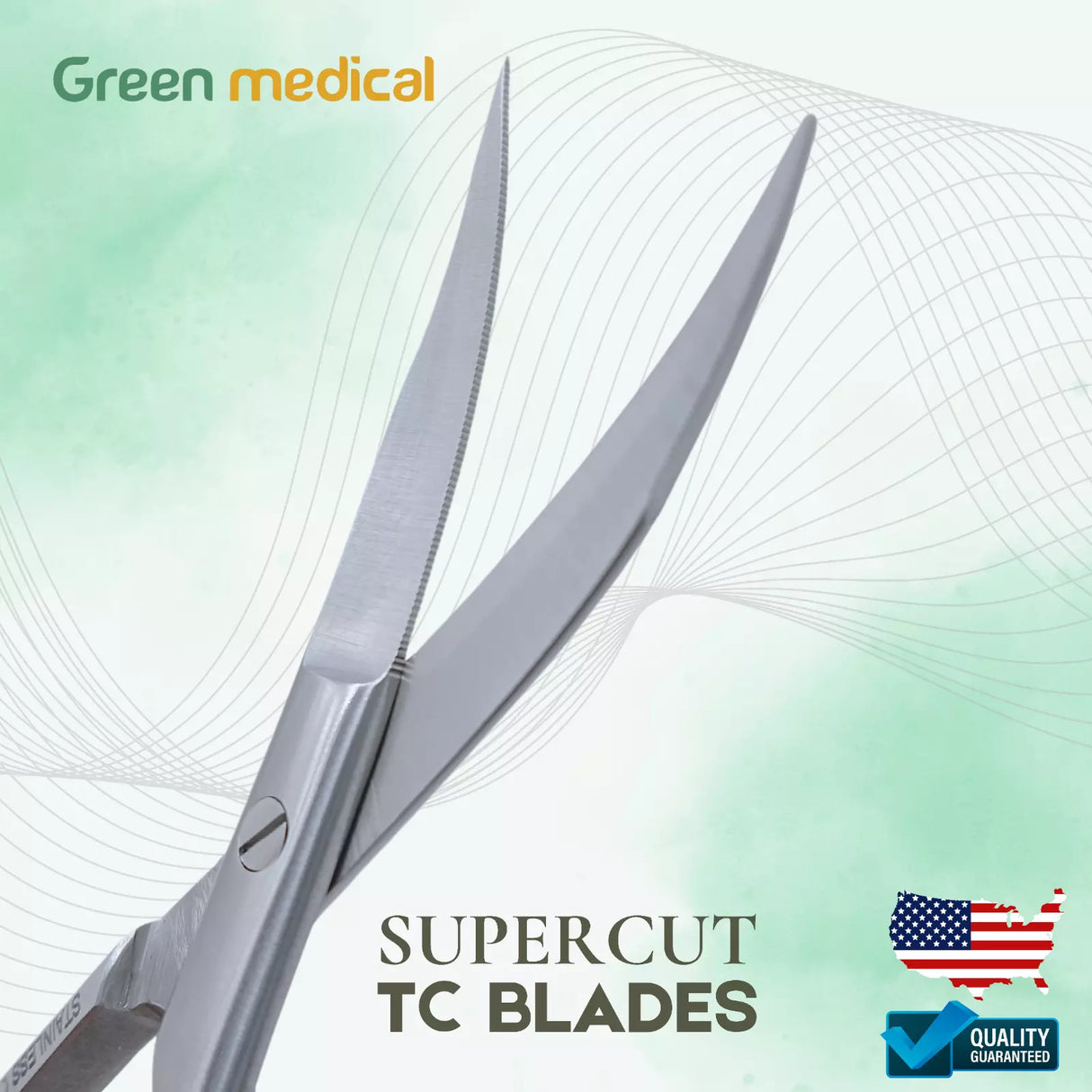 Goldman Fox Scissor 5" (13 CM) With TC Tip Super Cut Gum Scissors