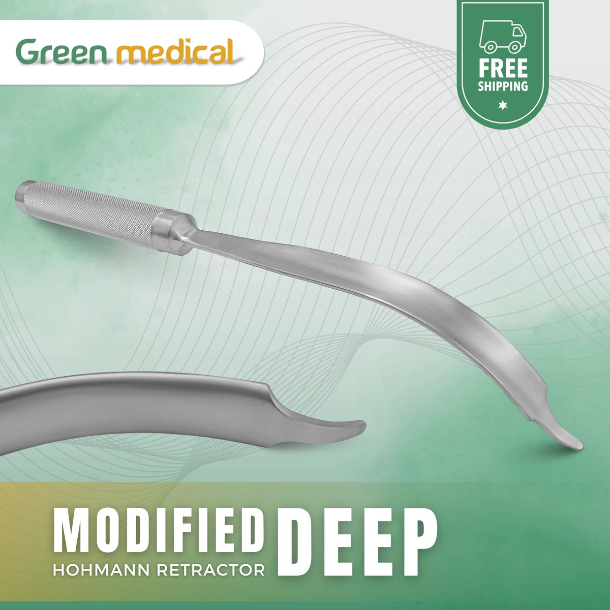 Modified Deep Hohmann Retractor Orthopedic Surgical Instrument – Germa ...