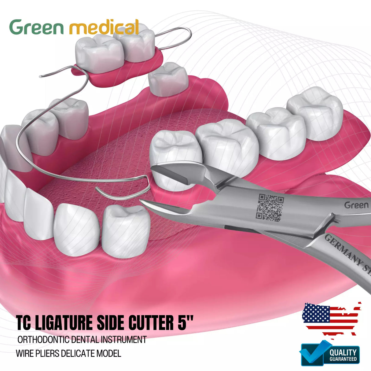TC Ligature Side Cutter Orthodontic Dental Instrument Wire Pliers Delicate