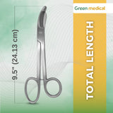 Bruns Esmarch Scissors Heavy Duty Plaster Cast Cutting Shears 9 1/2" Serrated