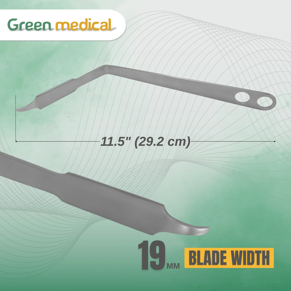 Modified Angled Hohmann Retractor-Orthopedic Surgery Instrument Stainless Steel