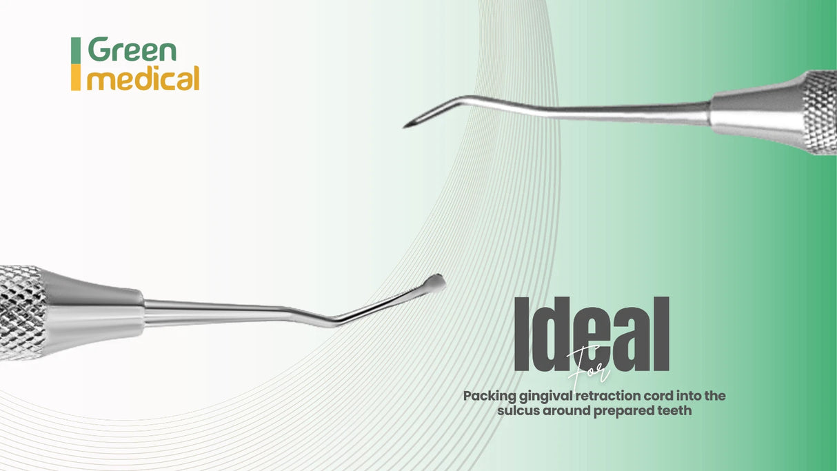 45 Degree Circlet Cord Packer Plain Dental Gingival Surgical Instrument