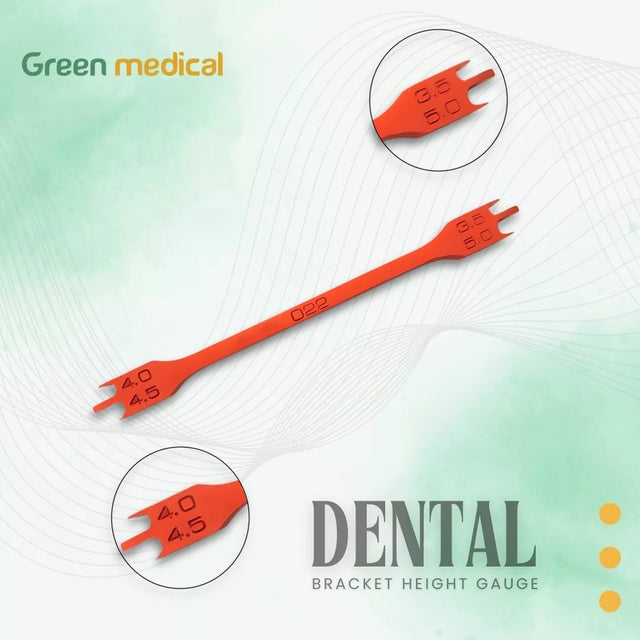 Bracket Height Orthodontic Dental Bracket Positioning Height Gauge 022 Surgical Instr