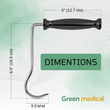 Sharp 90° Bone Hook Orthopedic Surgical Instrument German Grade Stainless Steel