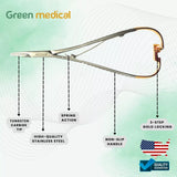 TC Mathieu Needle Holder 5.5"Surgical Dental Instruments Stainless German Grade