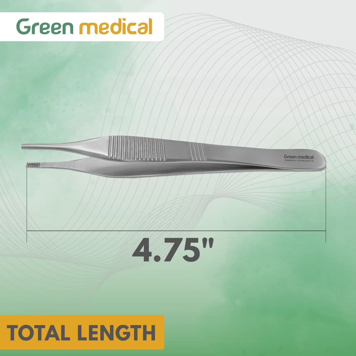 Adson Brown Tissue Forceps 4.75" ENT Surgical Instruments German Grade
