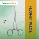 12 Pcs Mosquito Locking Forceps 5" Straight Surgical & Veterinary Instruments Stainless Steel German Grade