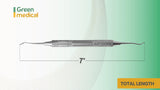 45 Degree Circlet Cord Packer Plain Dental Gingival Surgical Instrument