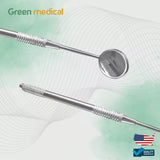 Dental Mouth Mirrors No. 3 with Handle - Dental Examination Instrument