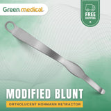 Modified Blunt Ortholucent Hohmann Retractor Surgical Ortho Instrument German Grade