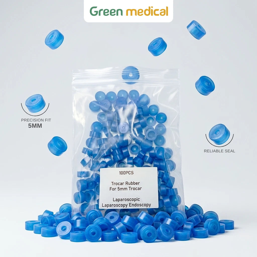 100PC Trocar Rubber 5mm Laparoscopic Laparoscopy Endoscopy Best Instruments