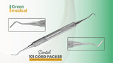 101 Dental Cord Packer Gingival Retraction Instrument Stainless Steel Autoclavable