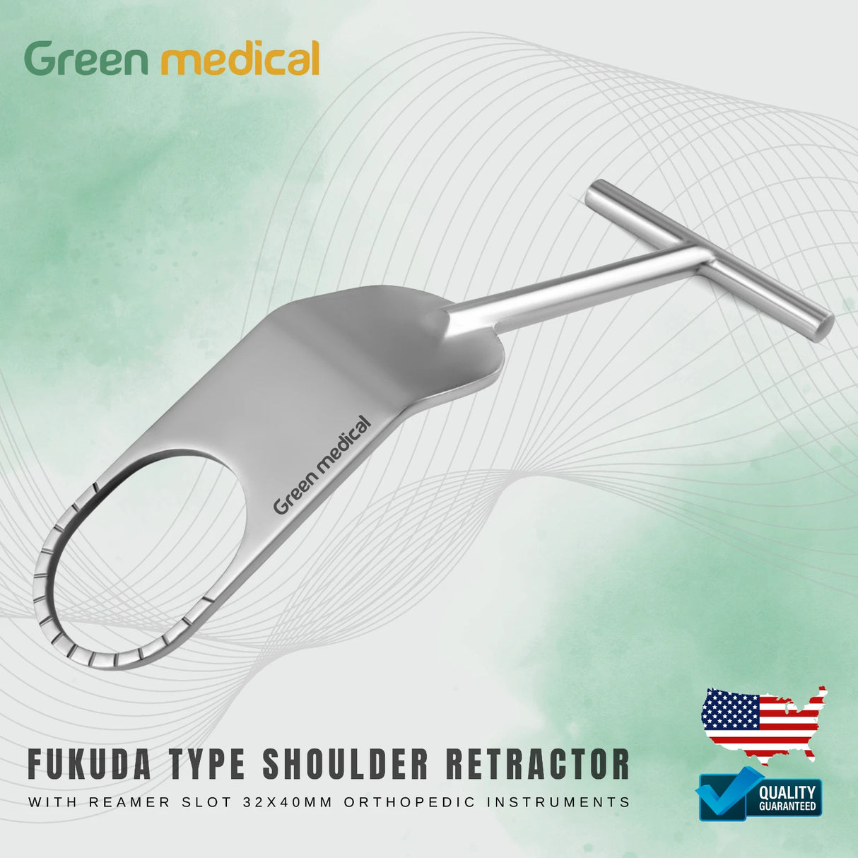 Fukuda Style Shoulder Retractor Orthopedic Surgical Instruments German Grade