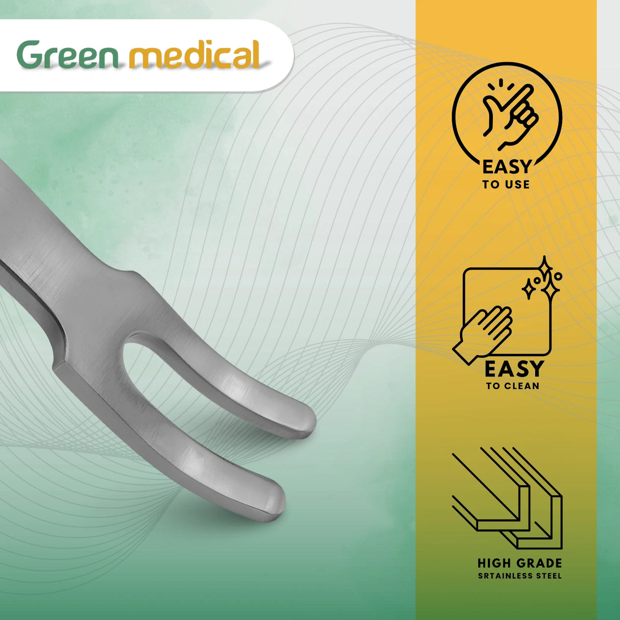 Lucent Slightly Curved PCL Retractor Surgical Orthopedic Instrument German Grade