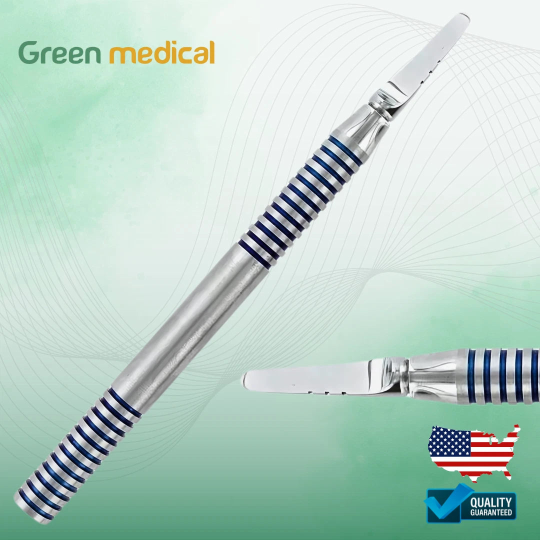 Precision Osteotome D-Shaped Spreader for Surgical Dentistry | Marked at 12mm, 15mm & 18mm for Accurate Bone Expansion