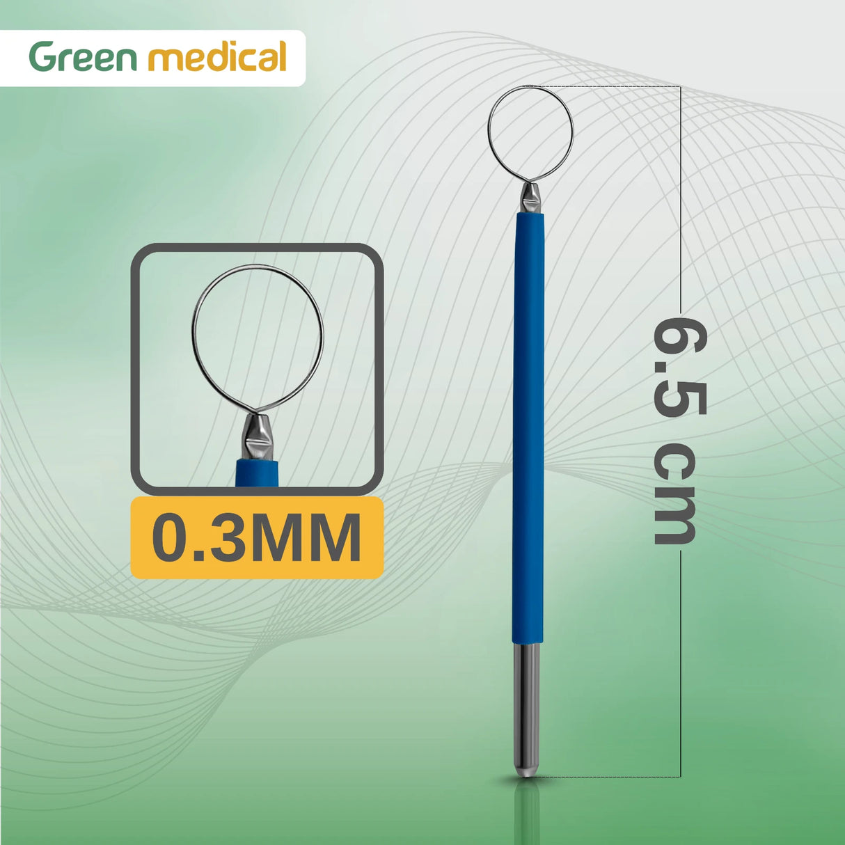 Dermatology Standard Electrodes Set of 7 Pcs Reusable Surgical Cautery Electrods