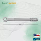 Ratchet Wrench Dental Implant 6.35mm Hex Rachet Dental Instruments