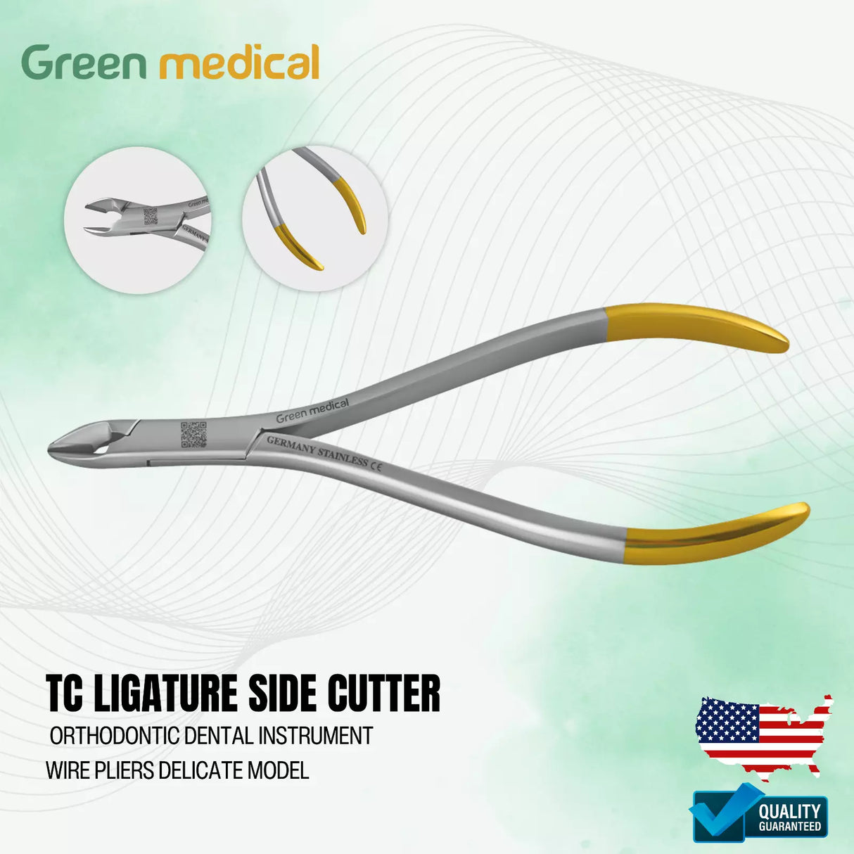 TC Ligature Side Cutter Orthodontic Dental Instrument Wire Pliers Delicate